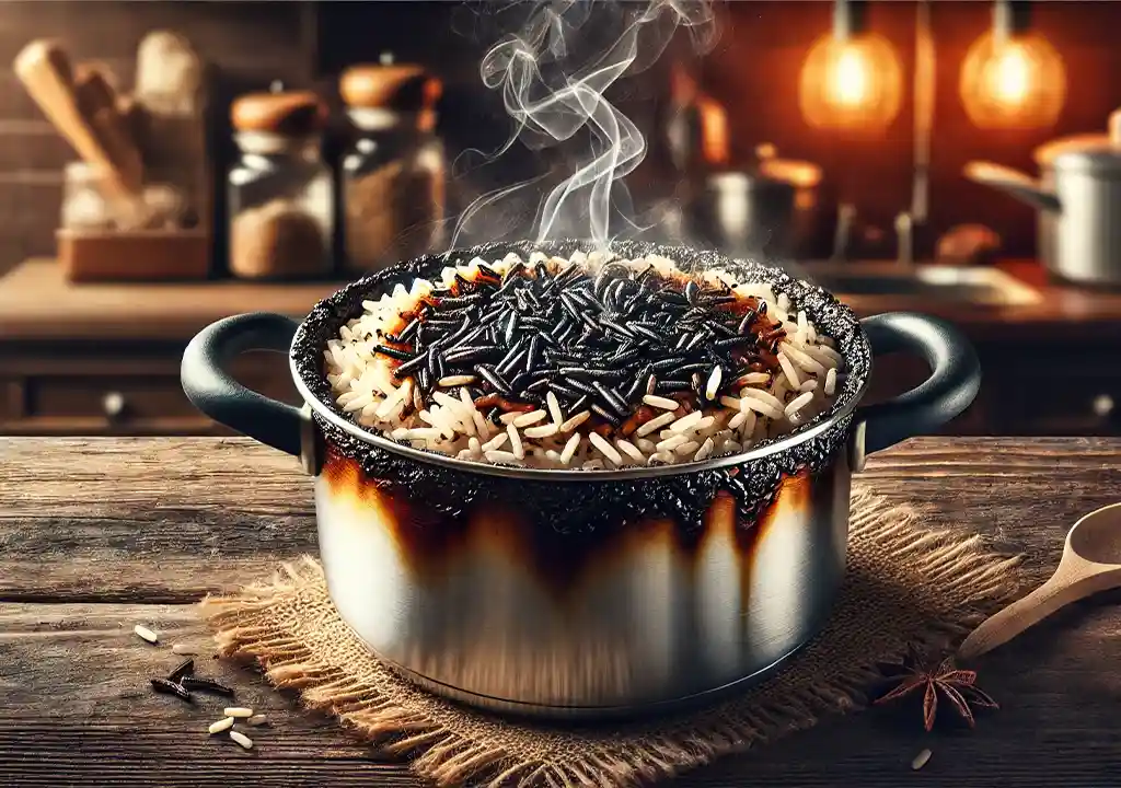 سوختن برنج و رفع آن